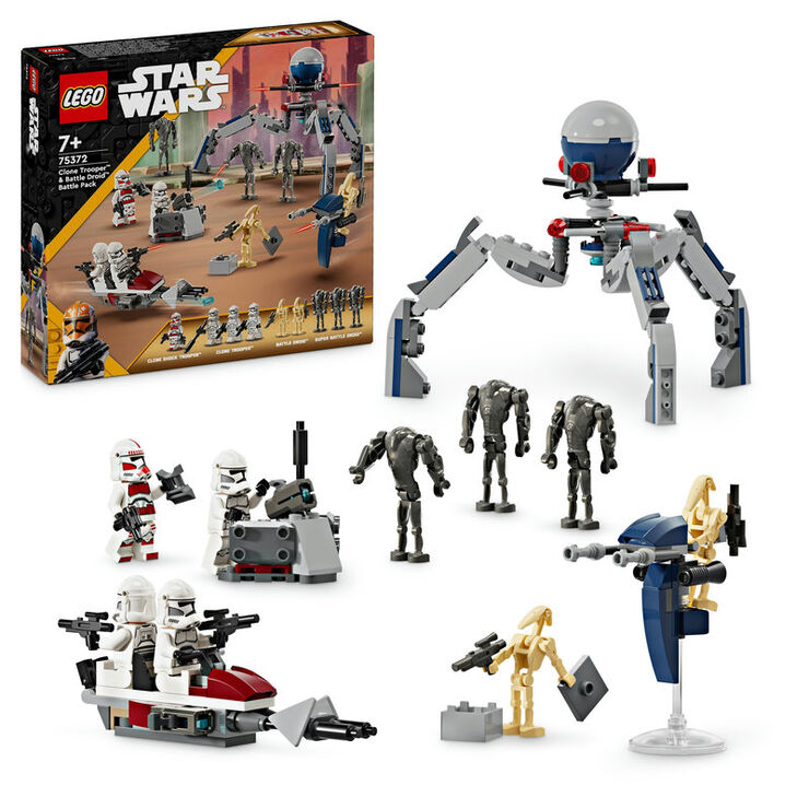 LEGO® Star Wars TM Pack de Combate: Soldado Clon y Droide de Combate 75372