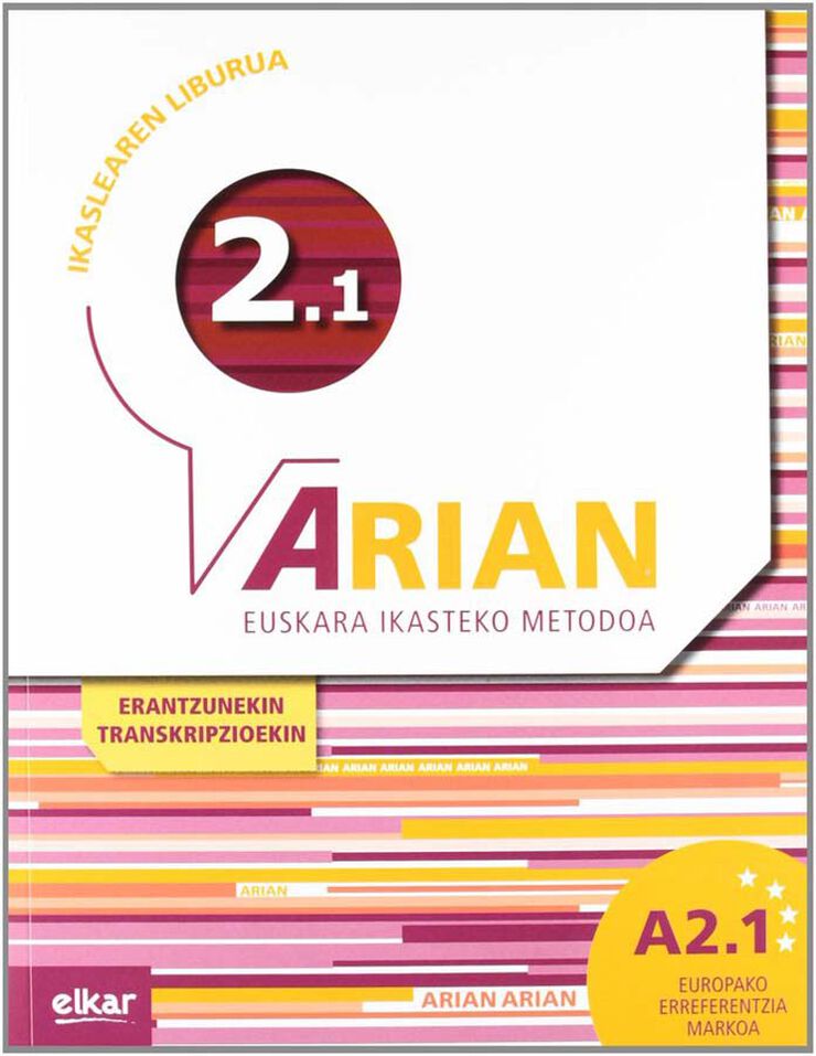 Arian A2.1 Ikaslearen liburua (+CD audioa)