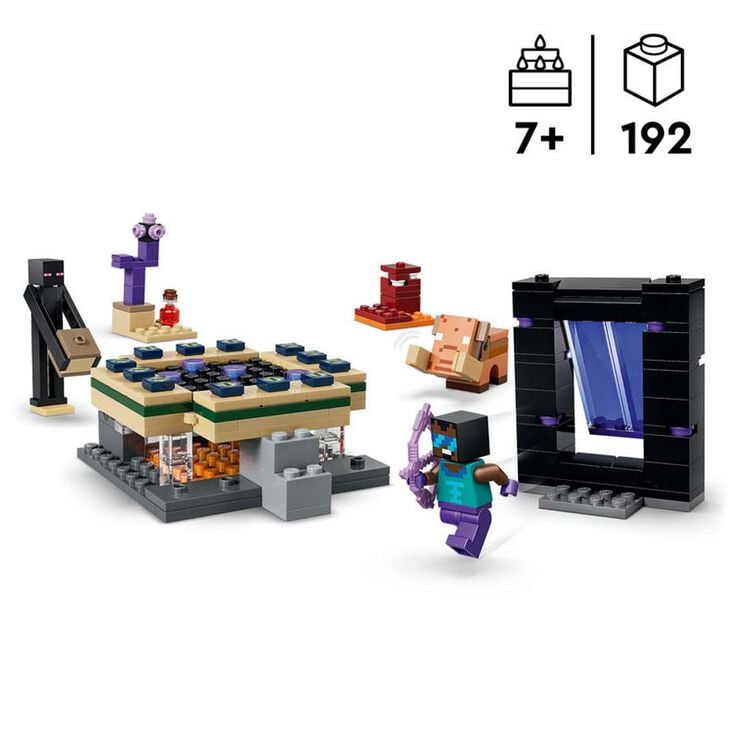 LEGO® Minecraft El Viatge pel Nether i el Portal a l’End 21584