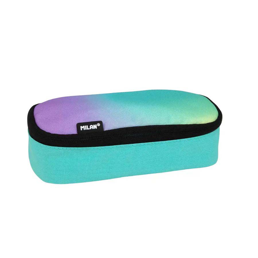 Estuche Oval Milan Sunset turquesa