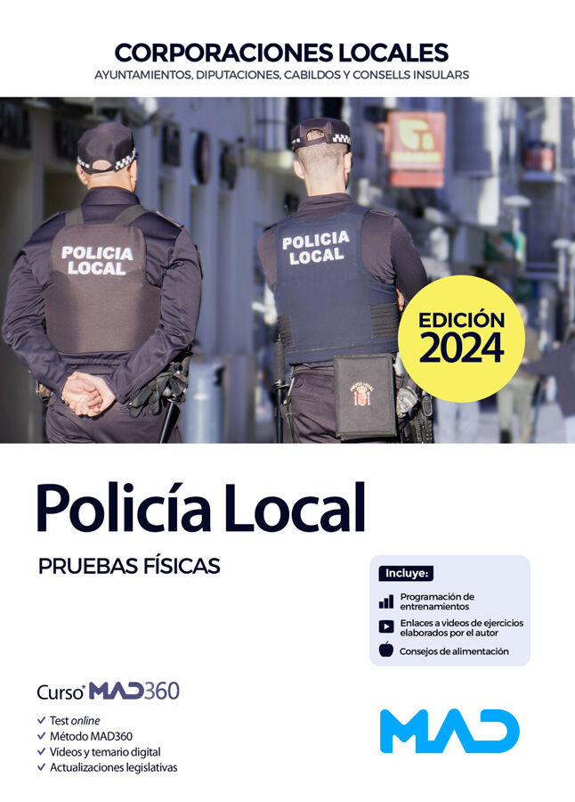Polic&iacute;a Local. Pruebas f&iacute;sicas