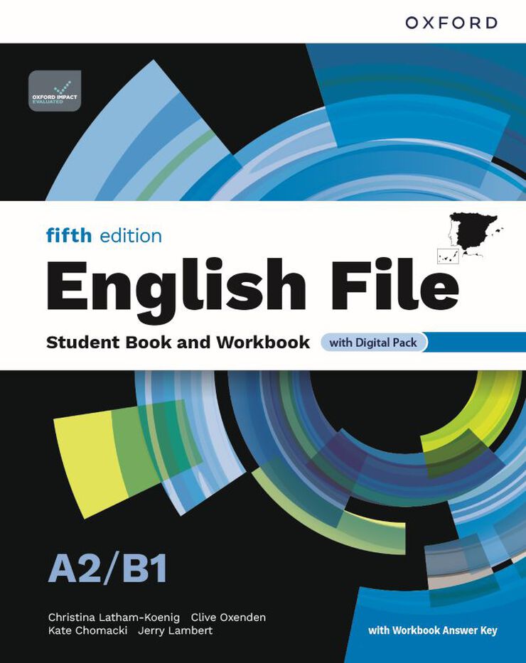 English File 5th Edition A2/B1. Student's Book and Workbook and digital with Key Pack