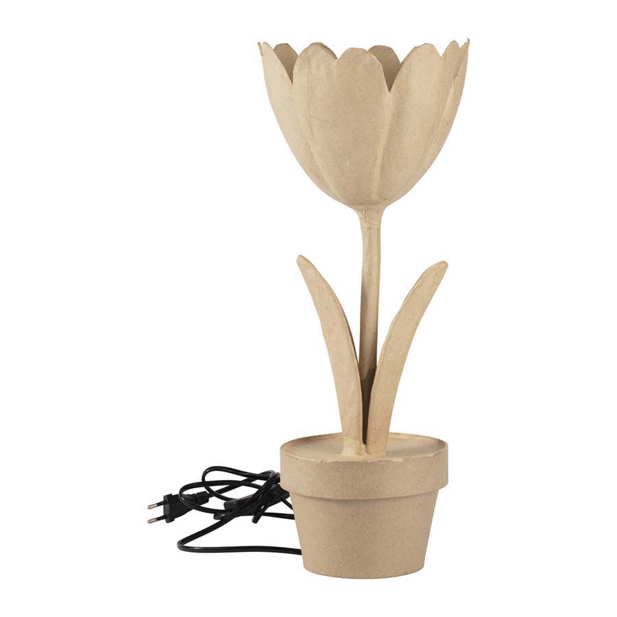 Figura papel mach&eacute; D&eacute;copatch Luz Tulipa 45cm