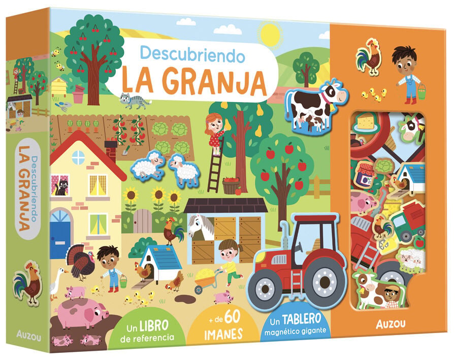 Descubriendo la granja. Tablero magn&eacute;tico
