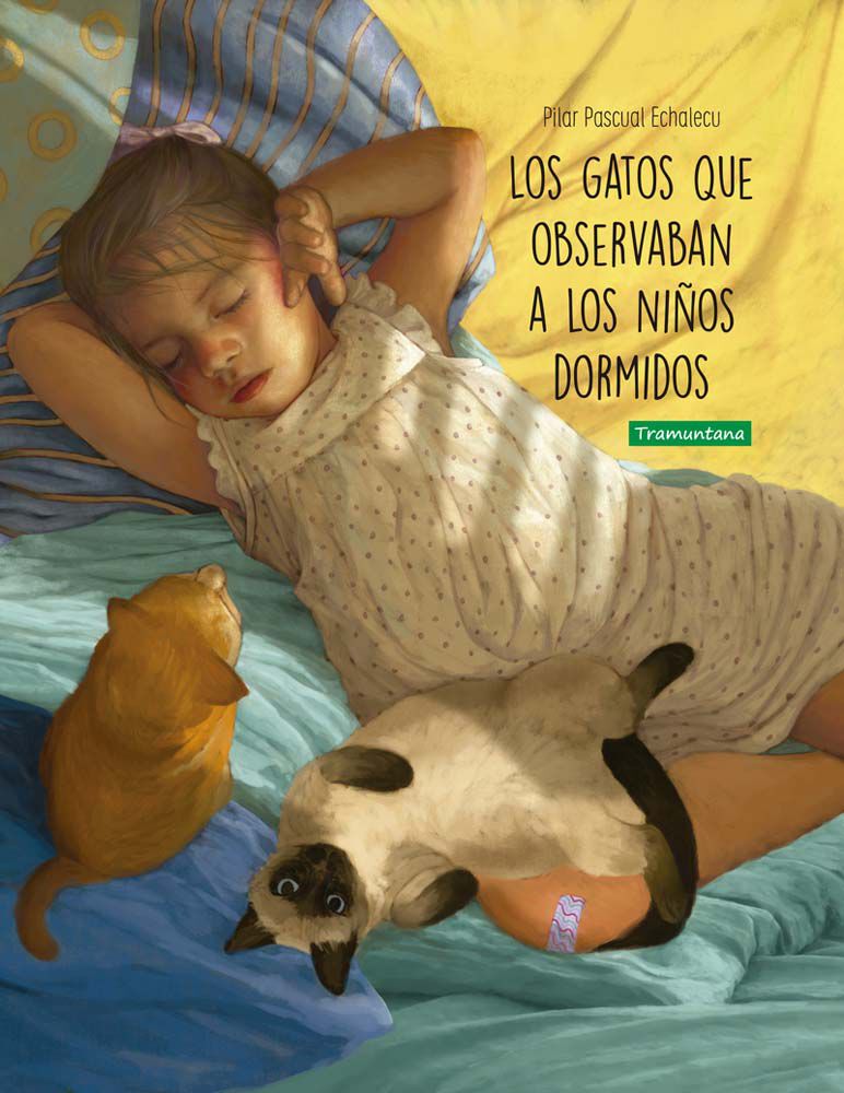 Los gatos que observaban a los ni&ntilde;os dormidos