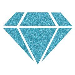 Pintura Izink Diamond Aladine blau clar