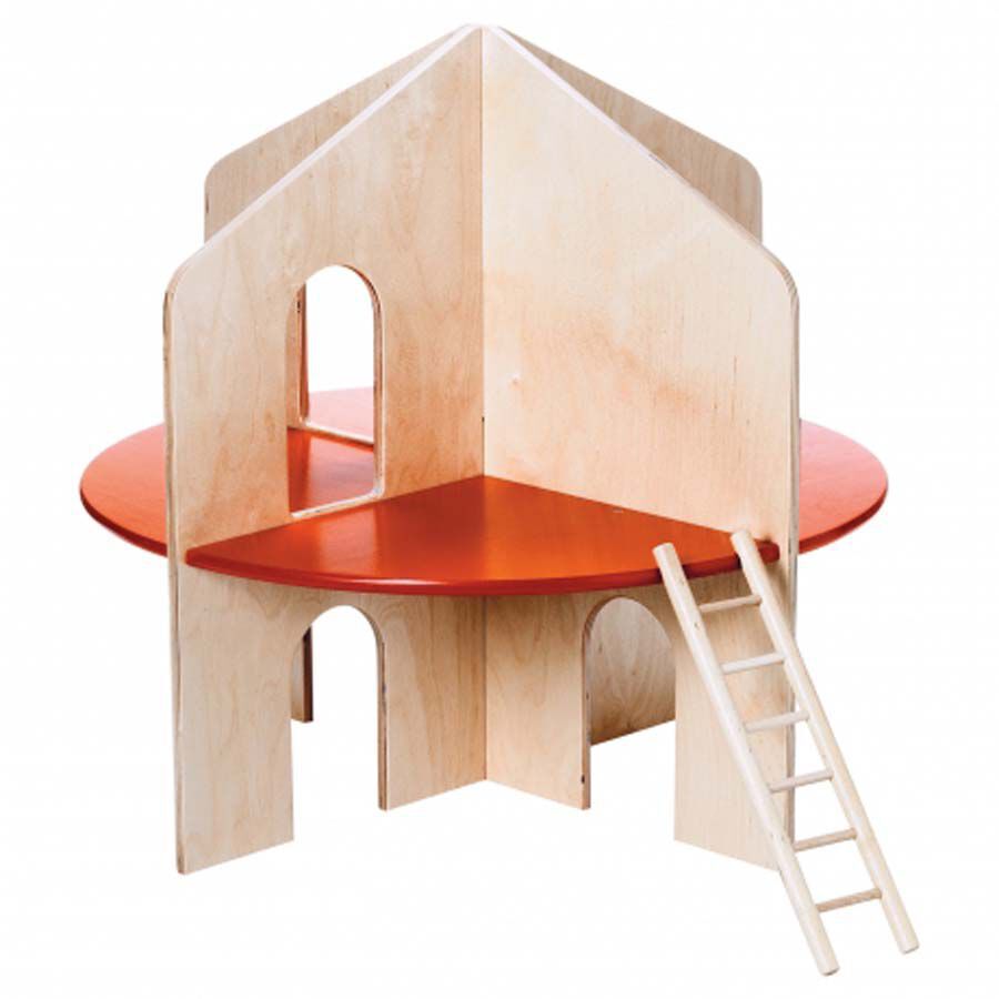 Casa de nines de fusta