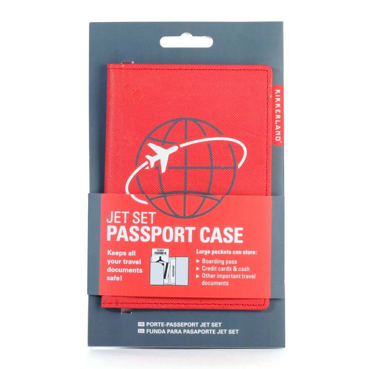 Funda Passaport Kikkerland Travel Vermell