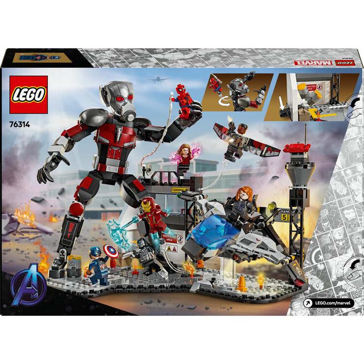 LEGO® Super Herois Gran Batalla del Capità Amèrica: Civil War 76314