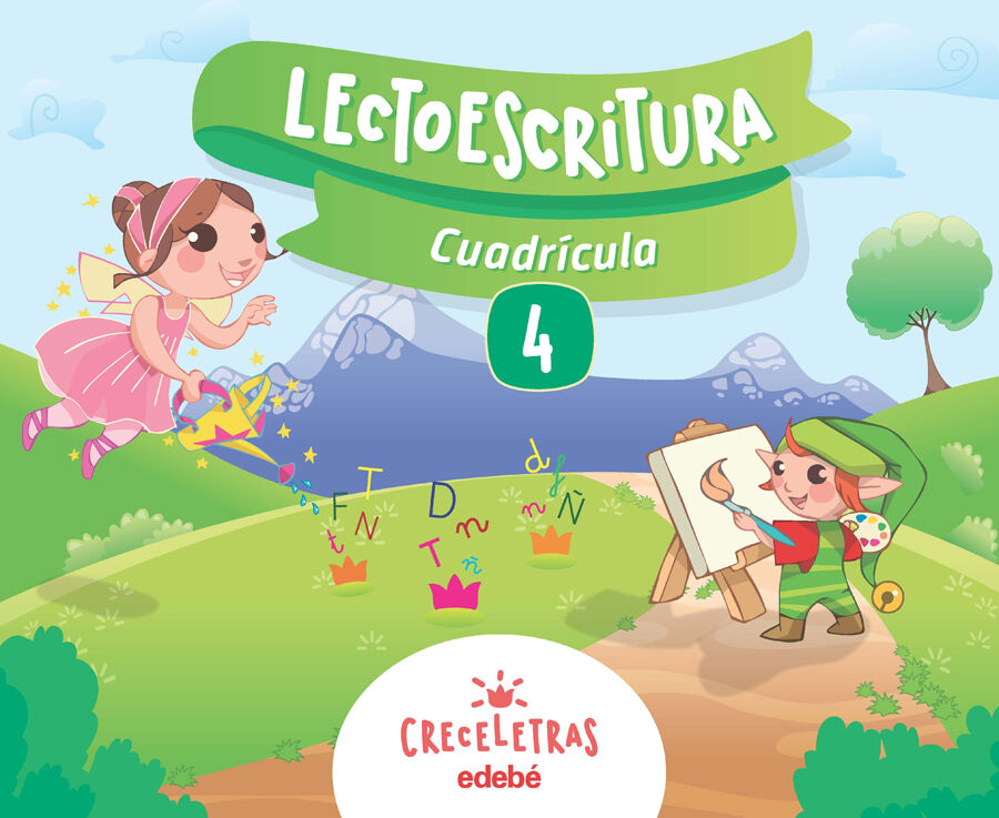 Creceletras. Lectoescriptura 4 Cuadr&iacute;cula