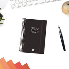 Agenda Finocam Opaque Dia P&agrave;gina 2027 Castell&agrave; Negre