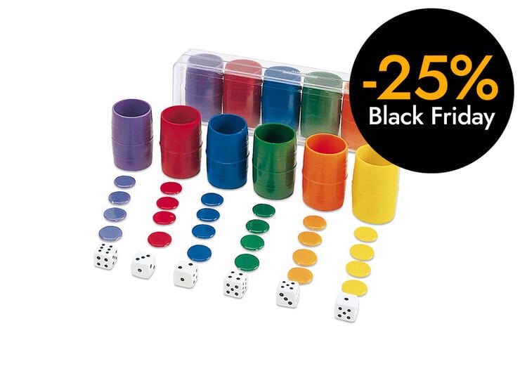 Parxís fitxes plàstic 6 jugadors