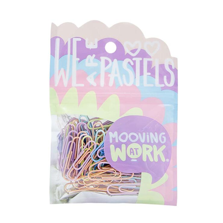 Clips 33mm Maw Pastel 60u