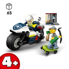LEGO® City Persecución en Moto de Policía 60455