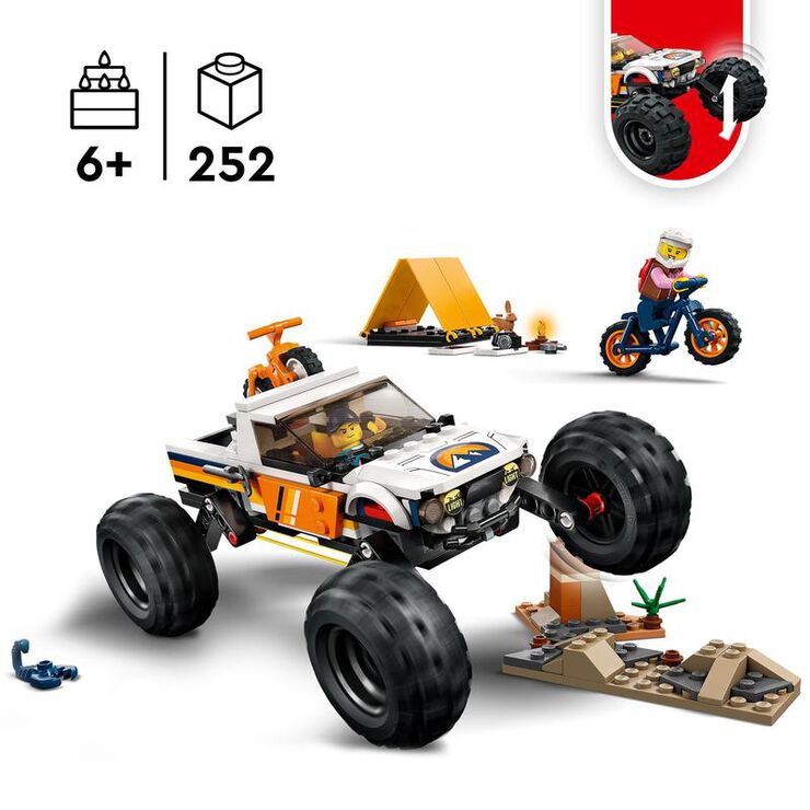 LEGO® City Tot Terreny 4x4 Aventurer 60387