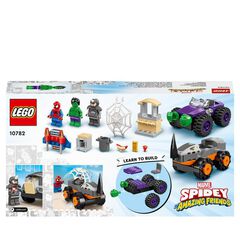 LEGO® Súper Herois Camió de combat Hulk contra Rhino 10782