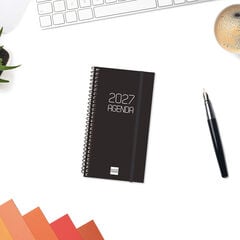 Agenda Finocam Opaque Semana Vista Horizontal 2027 Catal&aacute;n Negro