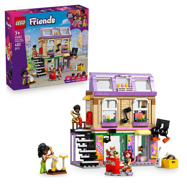 LEGO&reg; Friends Botiga de M&uacute;sica i Apartament 42653