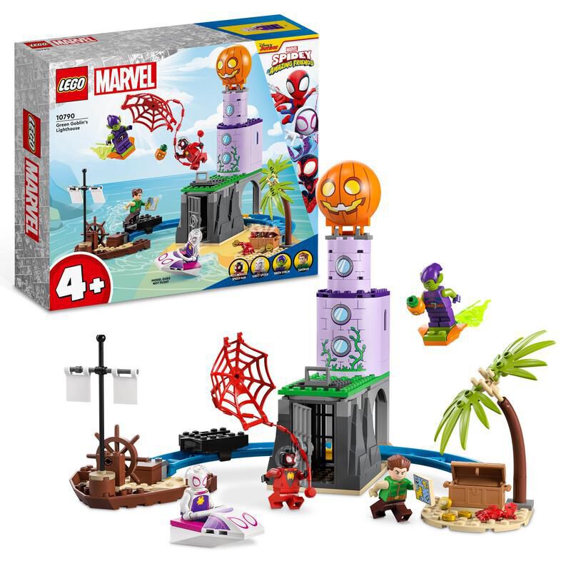 LEGO&reg; Marvel Equipo Spidey en el Faro del Duende Verde 10790
