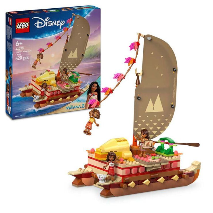 LEGO® Disney Princess Canoa de Aventuras de Vaiana 43270