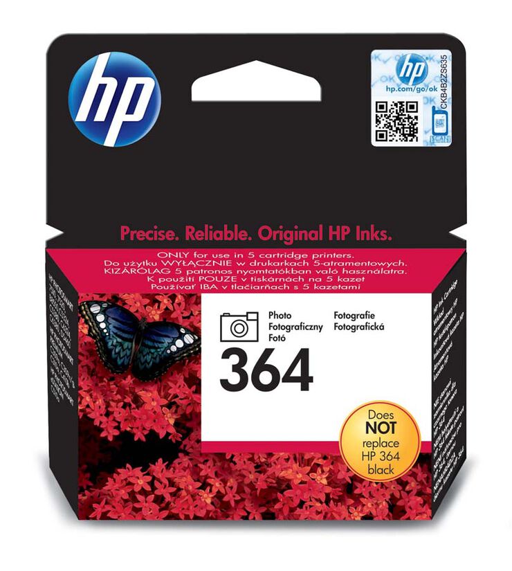 Cartucho original HP 364 negro - CB316EE