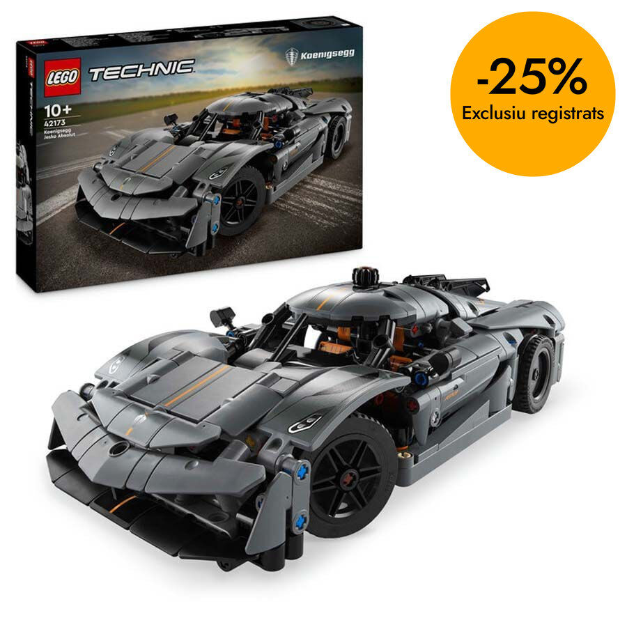 LEGO&reg; Technic Hipercoche Koenigsegg Jesko Absolut Gris 42173