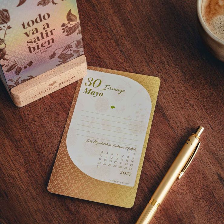 Calendario Sobremesa Tarjetas Tantanfan Castellano 2027 La Vecina Rubia