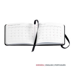 Agenda Miquelrius Pocket Semana Vista Multiling&uuml;e 2027 Chester Negro