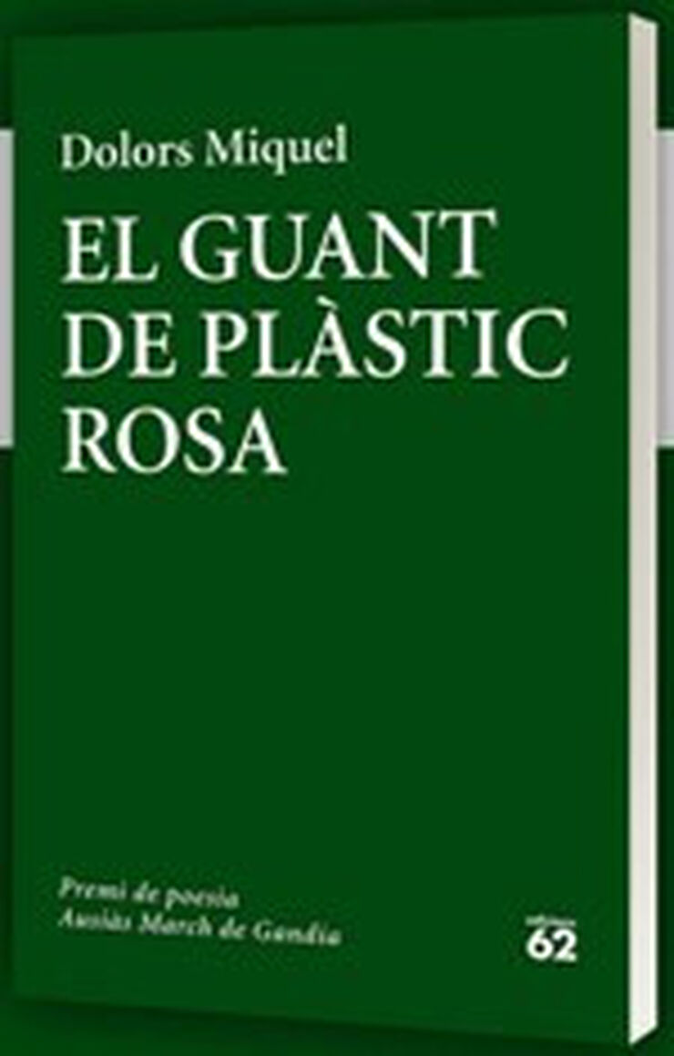 El guant de plàstic rosa