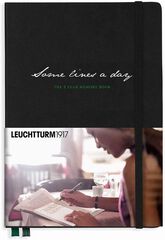 Agenda Memòries 5 anys Leuchtturm A5 anglès 2026 negre