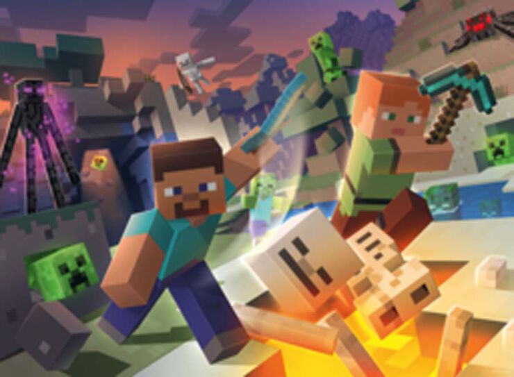 Puzle 100 piezas Monster Minecraft