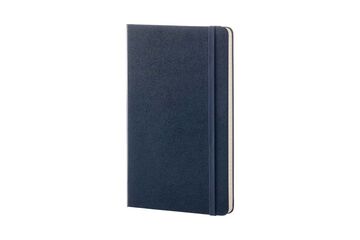 Libreta Moleskine P azul cuadro