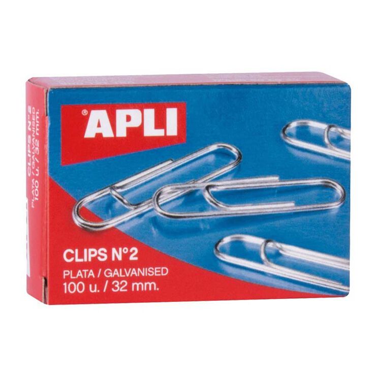 Clips Apli núm.2 100 unitats