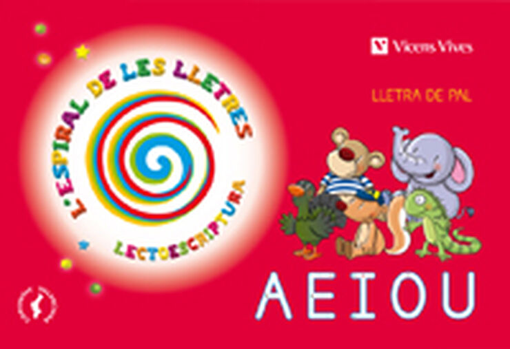 Espiral de lletres Pal Aeiou Infantil 5 anys Vicens Vives
