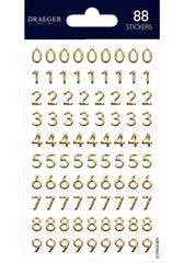 Stickers Draeger N&uacute;meros daurats 88u