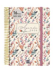 Agenda Finocam 16 meses Cloe E10 sem/vista cas 2025-26 rosa