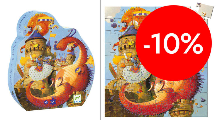 Puzle Vaillant i el drac