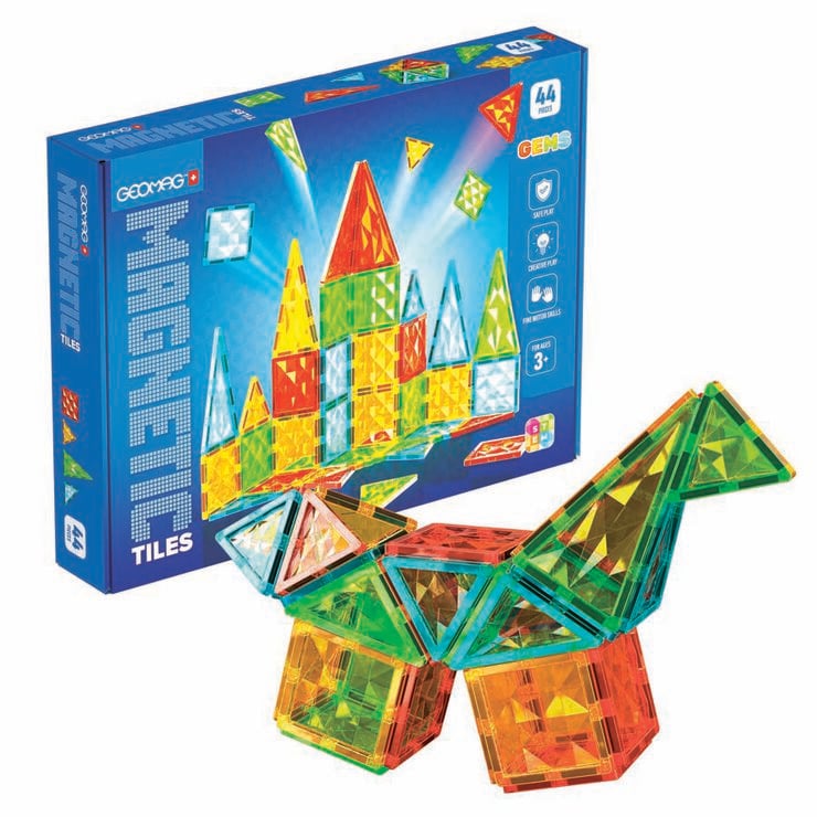 Magnetic Tiles Gems 44 piezas