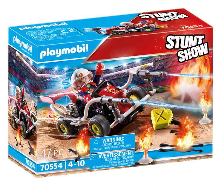 Playmobil Stuntshow Kart Bombero (70554)