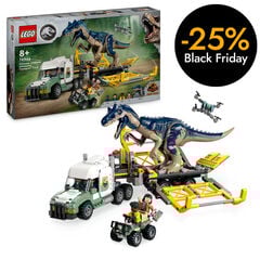 LEGO® Jurassic World Misions Dinosaure: Camió de Transport del Allosaurus 76966
