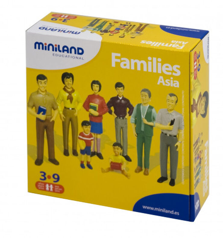 Figura Amigos del mundo Familia asiática