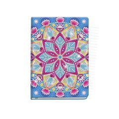 Libro decora con Diamantes Mandala Azul