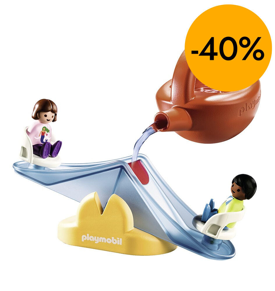 Playmobil 1.2.3 Balanc&iacute;n Acu&aacute;tico con Regadera 70269