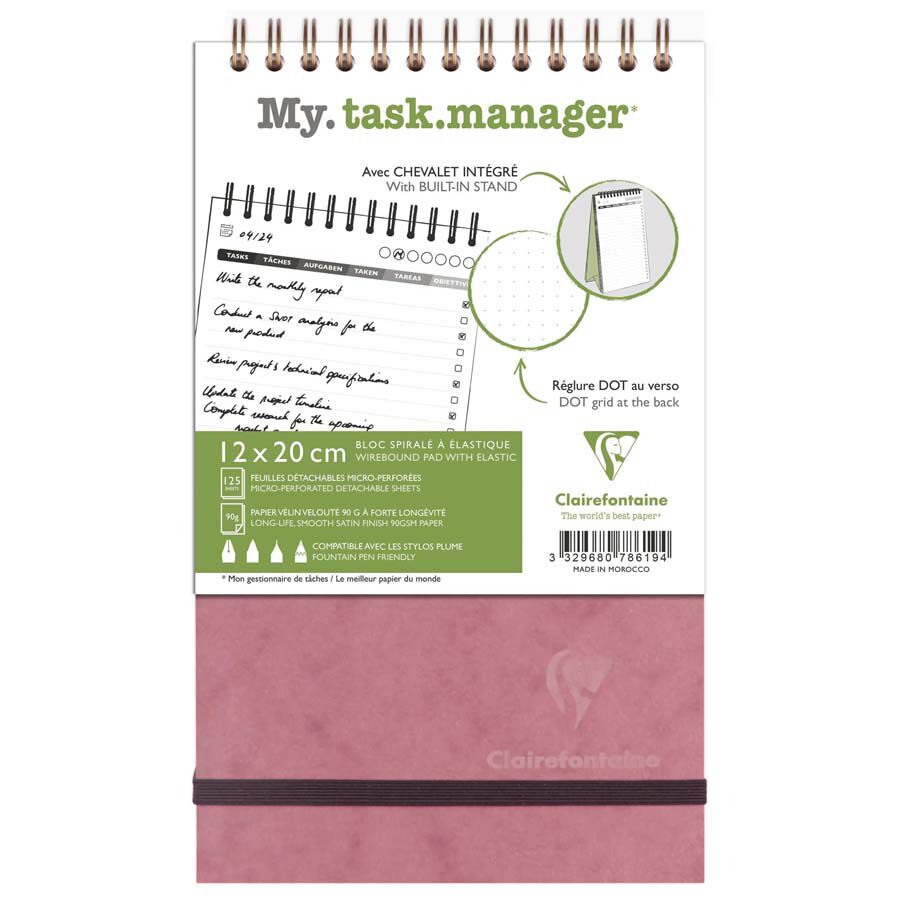 Bloc de Notas espiral Nomaddict rosa