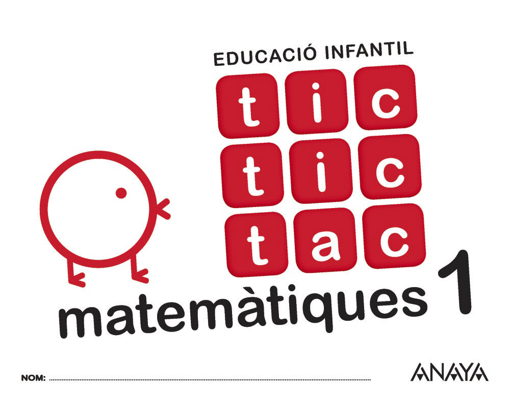 Matemtiques Tic Tic Tac Infantil 3 anys
