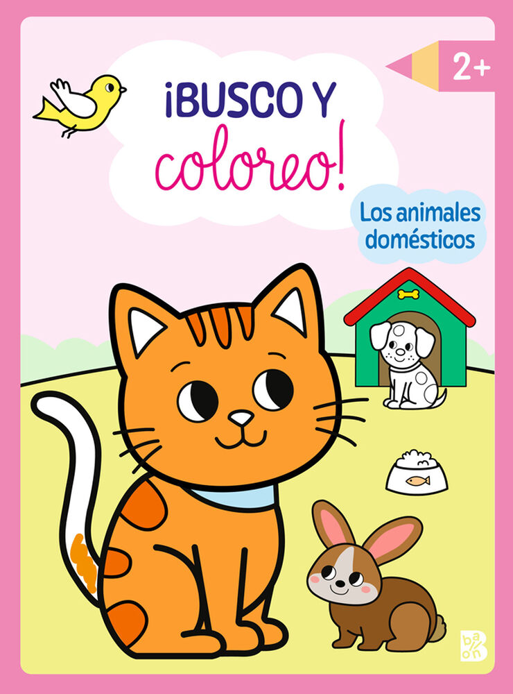 Busco y coloreo Los animales dom&eacute;sticos