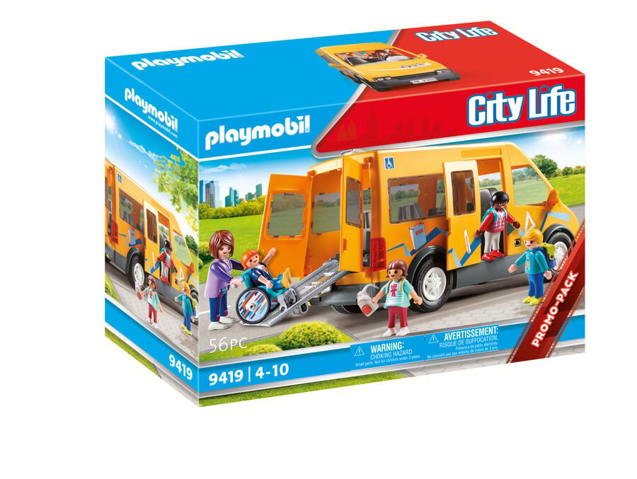 Playmobil City Life Autob&uacute;s escolar 9419