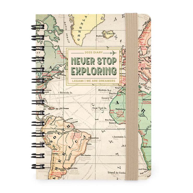 Agenda Legami sem/vista mult 2025 Travel