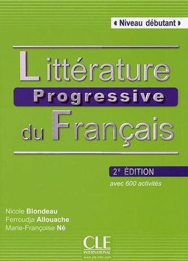 Litt&eacute;rature Progressive DEB 2E/+CD Cle 9782090381399