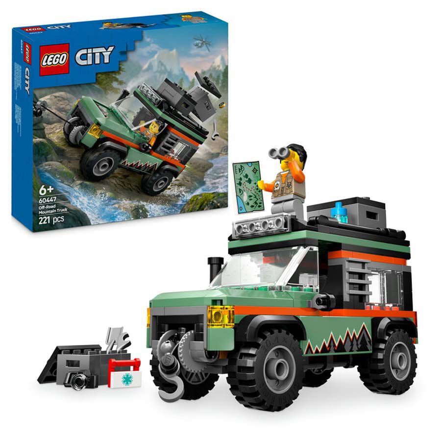 LEGO&reg; LEGO City Todoterreno 4x4 de Monta&ntilde;a 60447